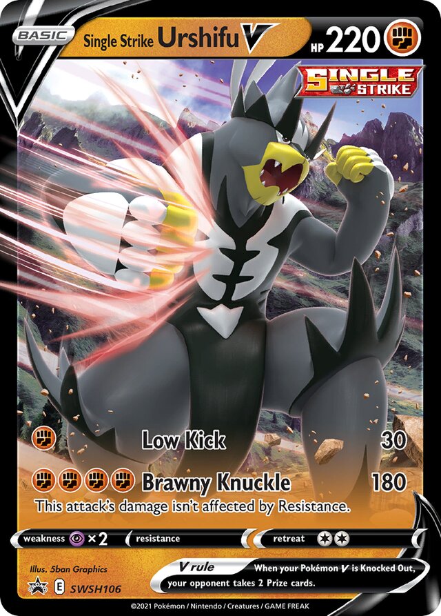 SWSH106 Single Strike Urshifu V SSP PROMO