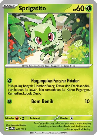 Sprigatito (Meowscarada ex Tactics Deck 003/022)