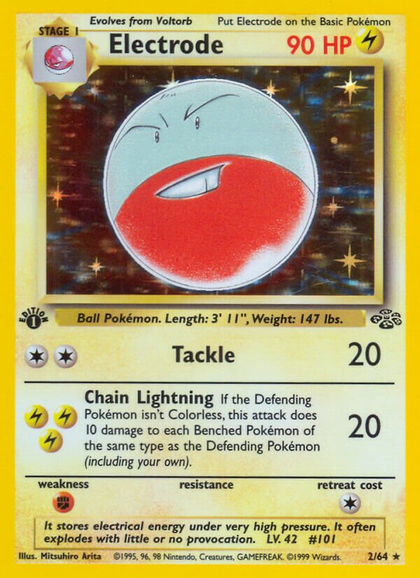 Electrode Jungle 2/64 Rare Holo