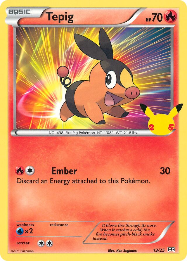 Tepig McDonald's Collection 2021 13/25 —