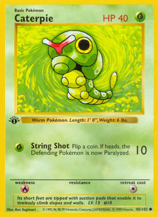 Caterpie Base 45/102 Common