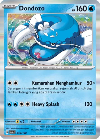 Dondozo (Shiny Treasure ex 049/190)
