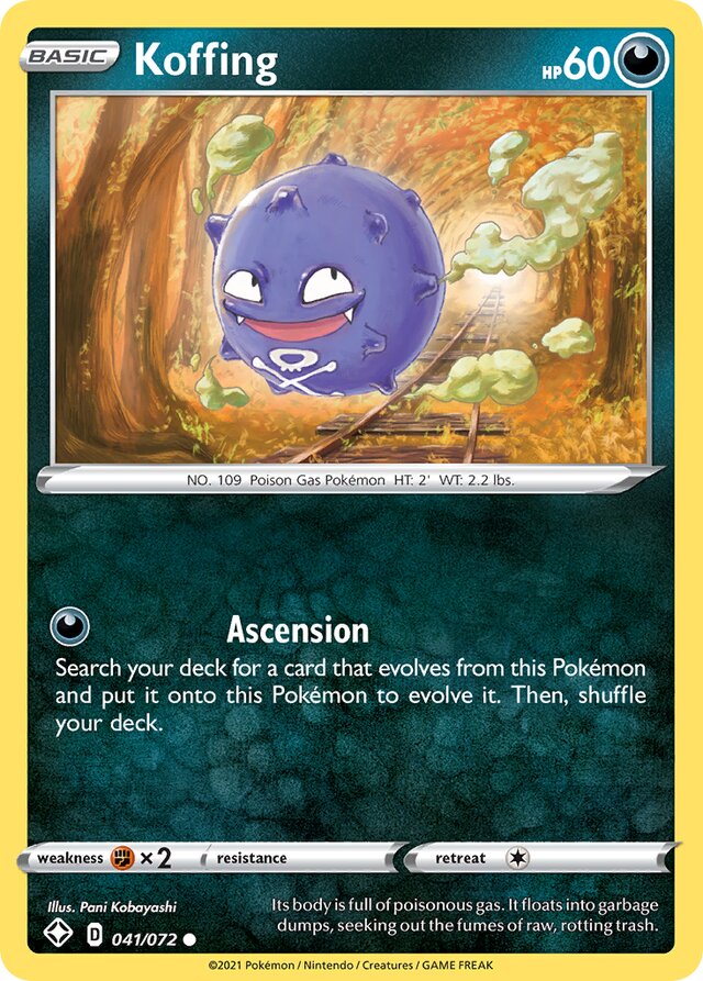 Koffing Shining Fates 041/072 Common