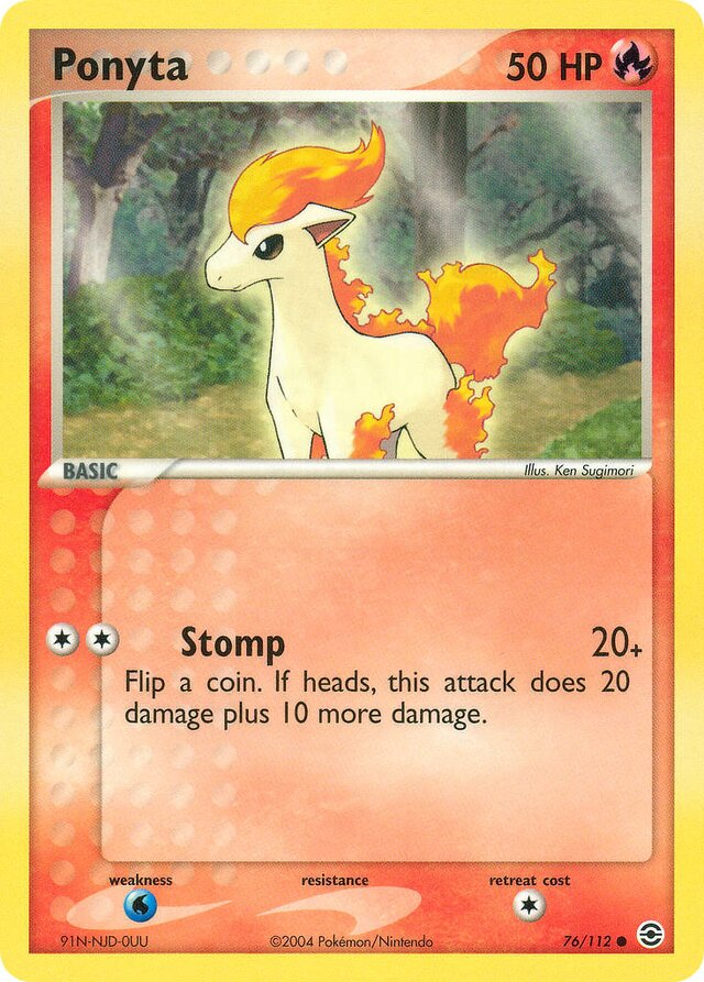 76/112 Ponyta RG Common