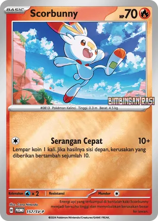 Scorbunny (Scarlet & Violet Promos 157/SV-P)