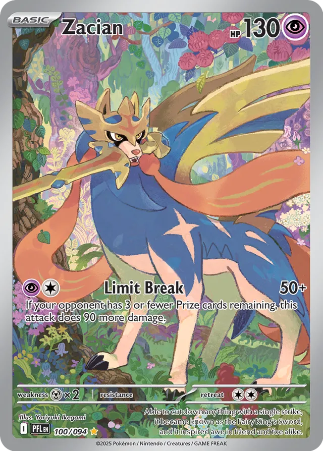 100/094 Zacian PFL Illustration Rare