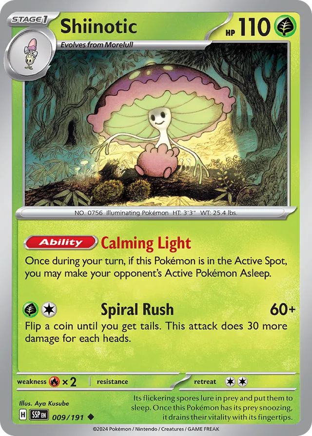 009/191 Shiinotic SSP Uncommon