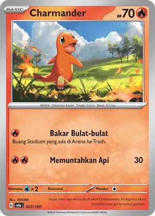Charmander (Shiny Treasure ex 025/190)