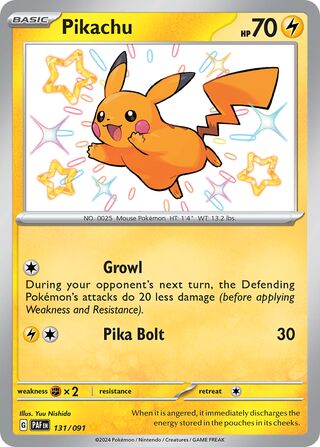 Pikachu (Paldean Fates 131/091)