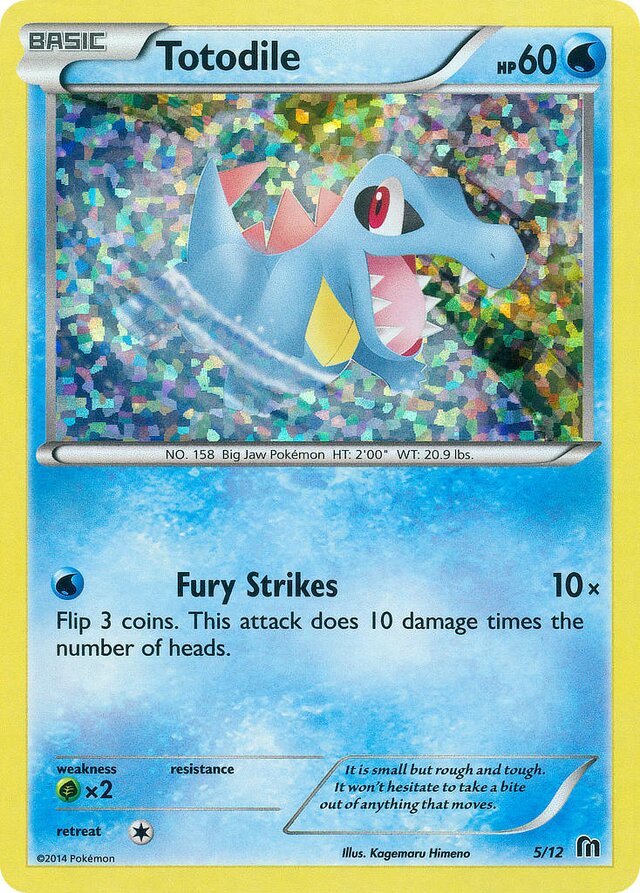 Totodile McDonald's Collection 2016 5/12 —