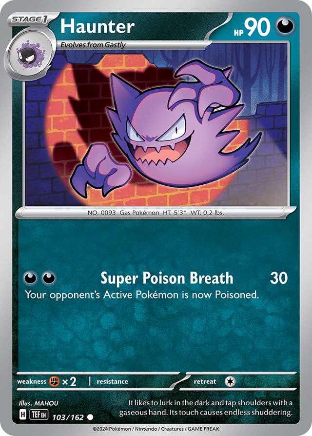 Haunter Temporal Forces 103/162 Common