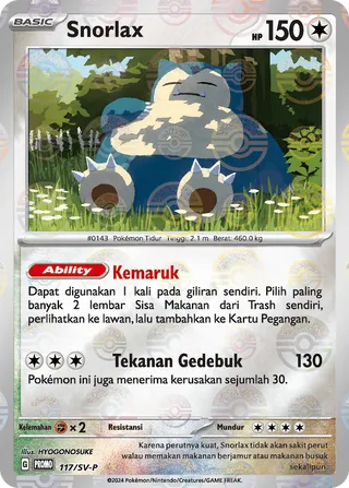 Snorlax (Scarlet & Violet Promos 117/SV-P)