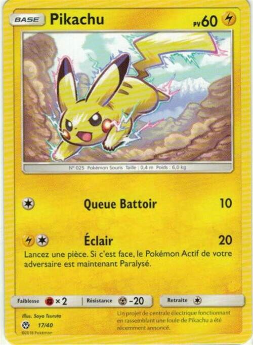 Pikachu McDonald's Collection 2018 (French 17/40 —