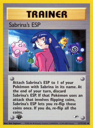 Sabrina's ESP (Gym Heroes 117/132)