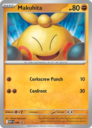 Makuhita (Mega Evolution Promos 068)