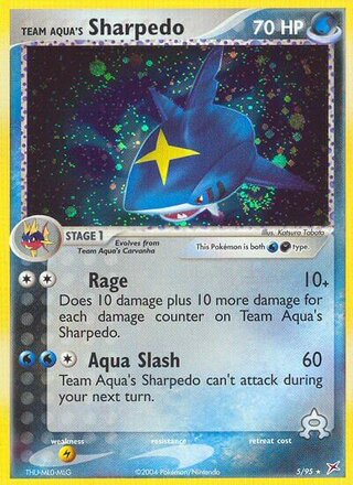 Team Aqua's Sharpedo (EX Team Magma vs Team Aqua 5/95)