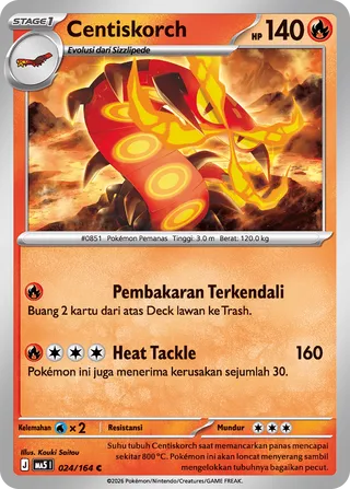 Centiskorch (Shadowy Threats 024/164)