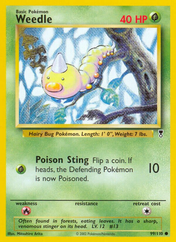 99/110 Weedle LC Common
