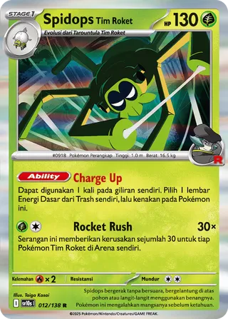 Team Rocket's Spidops (Presence of Champions 012/138)