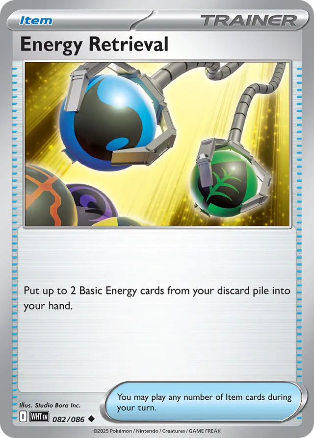Energy Retrieval White Flare 082/086 Uncommon