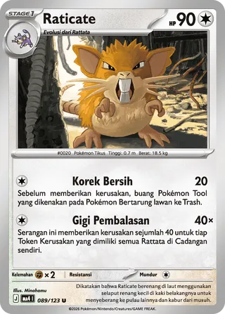 Raticate (Void Blast 089/123)