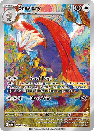 Braviary (Stellar Lightning 206/182)