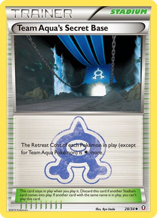 Team Aqua's Secret Base (Double Crisis 28/34)