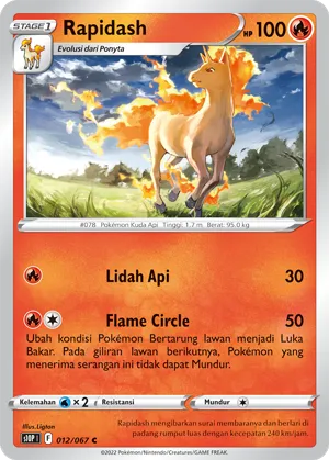 Rapidash (Space Juggler 012/067)