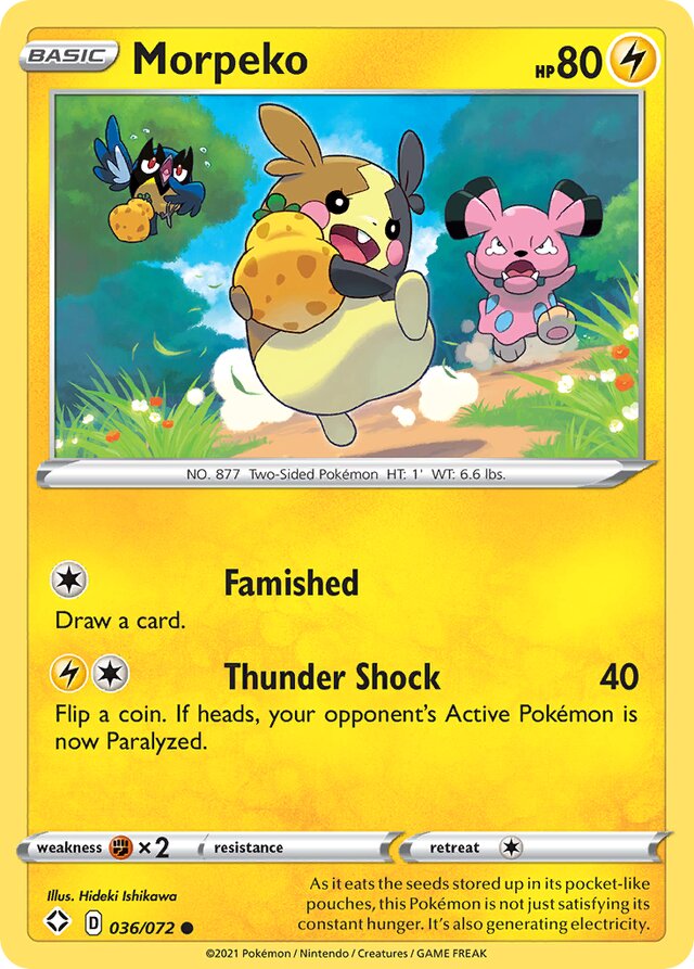 Morpeko Shining Fates 036/072 Common