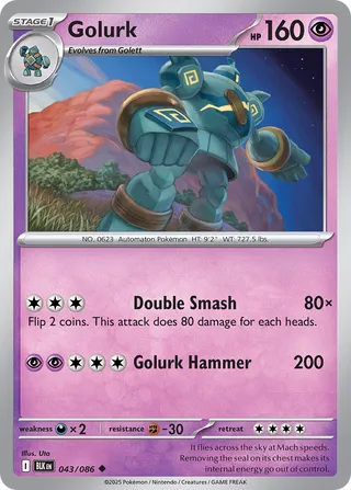 Golurk (Black Bolt 043/086)