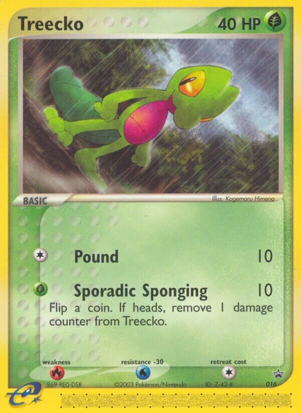 Treecko [Non Holofoil] Nintendo Promos 16 PROMO