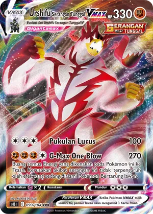 Single Strike Urshifu VMAX (VMAX Climax 093/184)