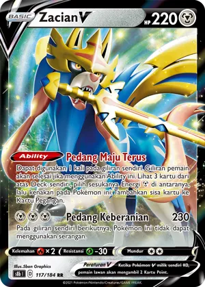 Zacian V (VMAX Climax 117/184)