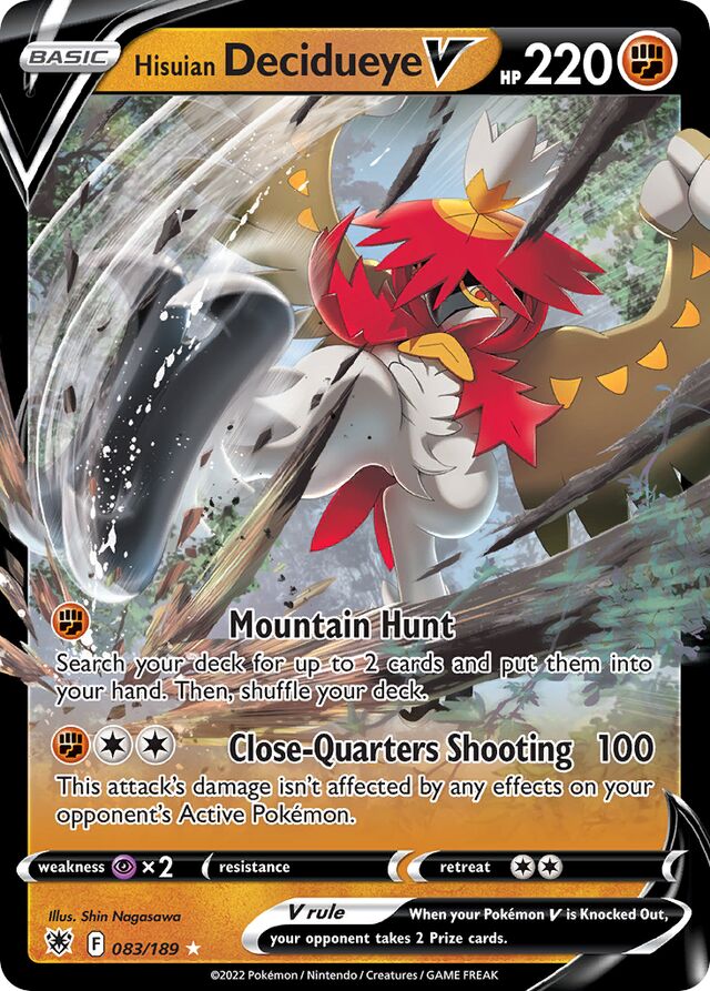 083/189 Hisuian DecidueyeV ASR Ultra-Rare Rare