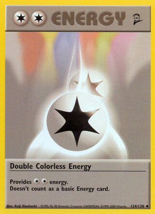 Double Colorless Energy (Base Set 2 124/130)