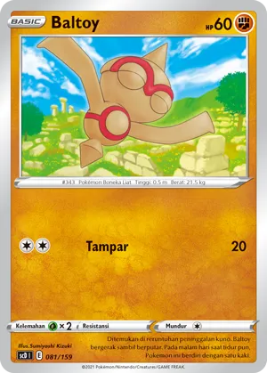 Baltoy (Strength V Starter Deck 081/159)