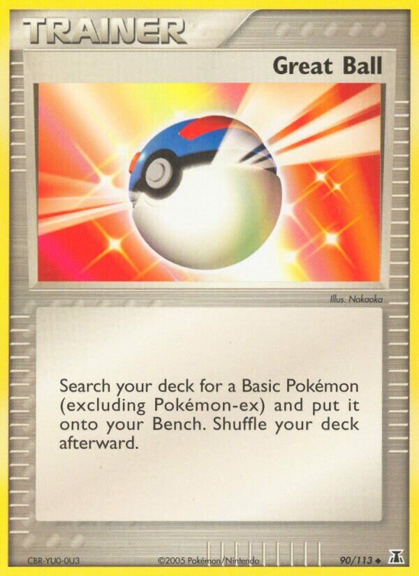 Great Ball 90/113 3 EX DELTA SPECIES UNCOMMON PTCG