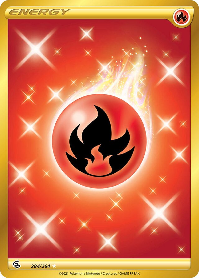 284/264 Fire Energy FST Rare Secret