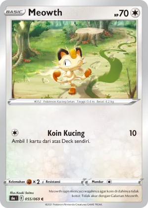 Meowth (Eevee Heroes 055/069)