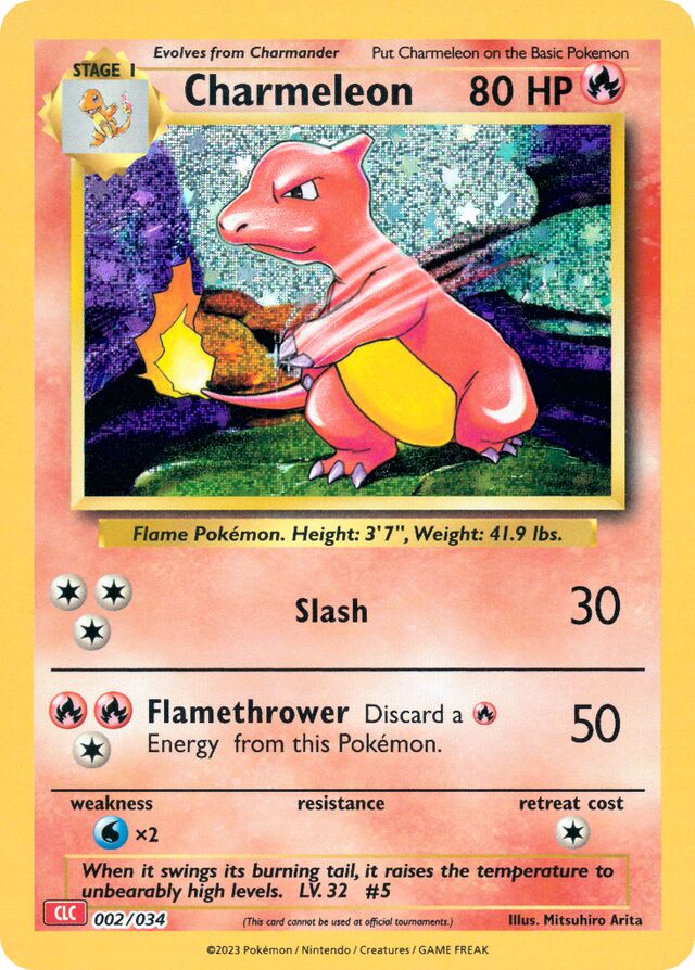 Charmeleon Charizard & Ho-Oh ex Deck 002/034