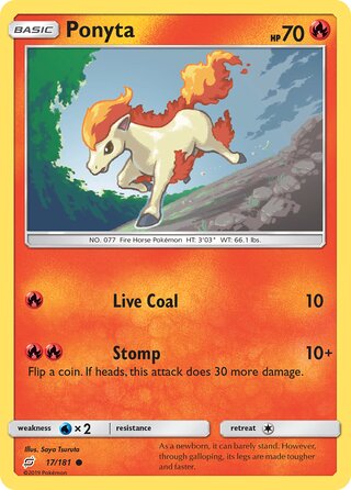 Ponyta (Team Up 17/181)