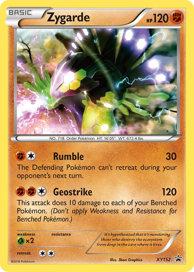 Zygarde XY Black Star Promos XY152 PROMO