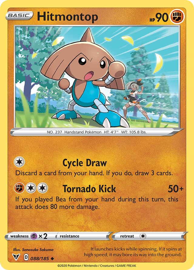 088/185 Hitmontop VIV Uncommon