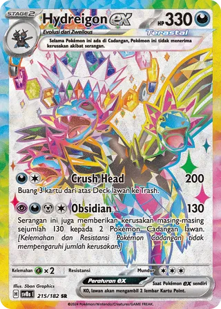 Hydreigon ex (Stellar Lightning 215/182)