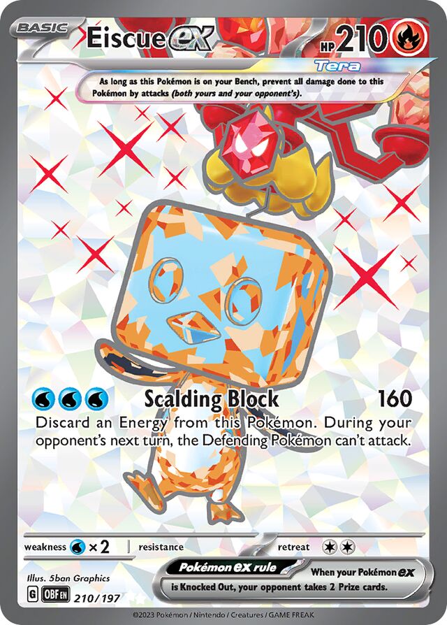 210/197 Eiscueex OBF Ultra Rare