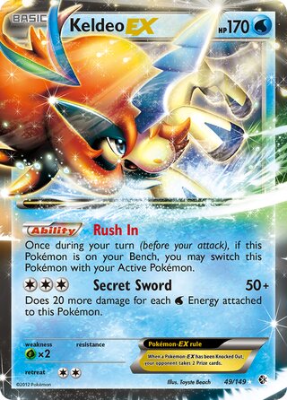 Keldeo-EX (Boundaries Crossed 49/149)