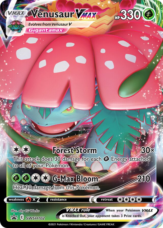 SWSH102 Venusaur VMAX SSP PROMO