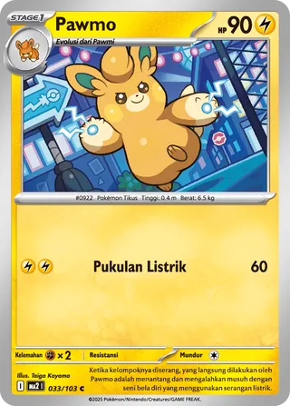 Pawmo (Blue Blaze 033/103)