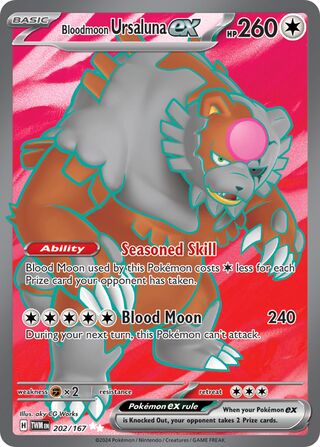 Bloodmoon Ursaluna ex (Twilight Masquerade 202/167)