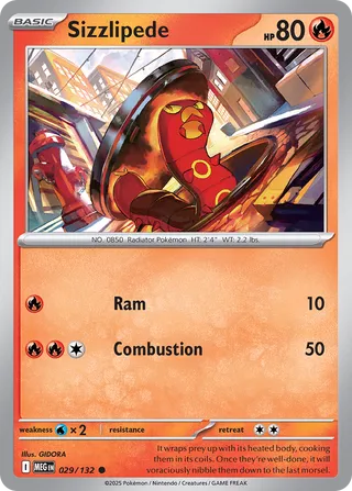 029/132 Sizzlipede MEG Common